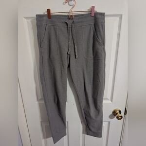 Patagonia Women's Synchilla Snap-T Fleece Pants Size Medium Gray Casual